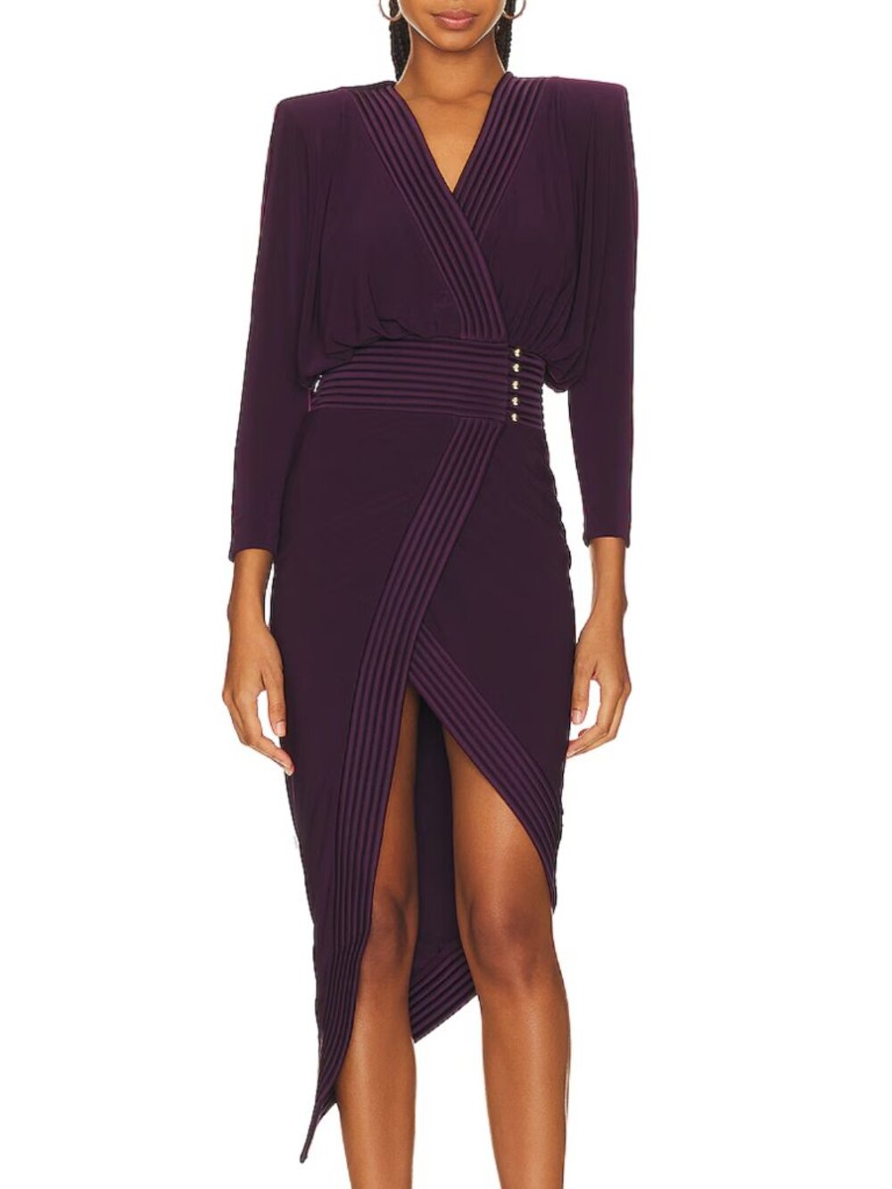 ZHIVAGO I'm Her Man Dress Eggplant Purple